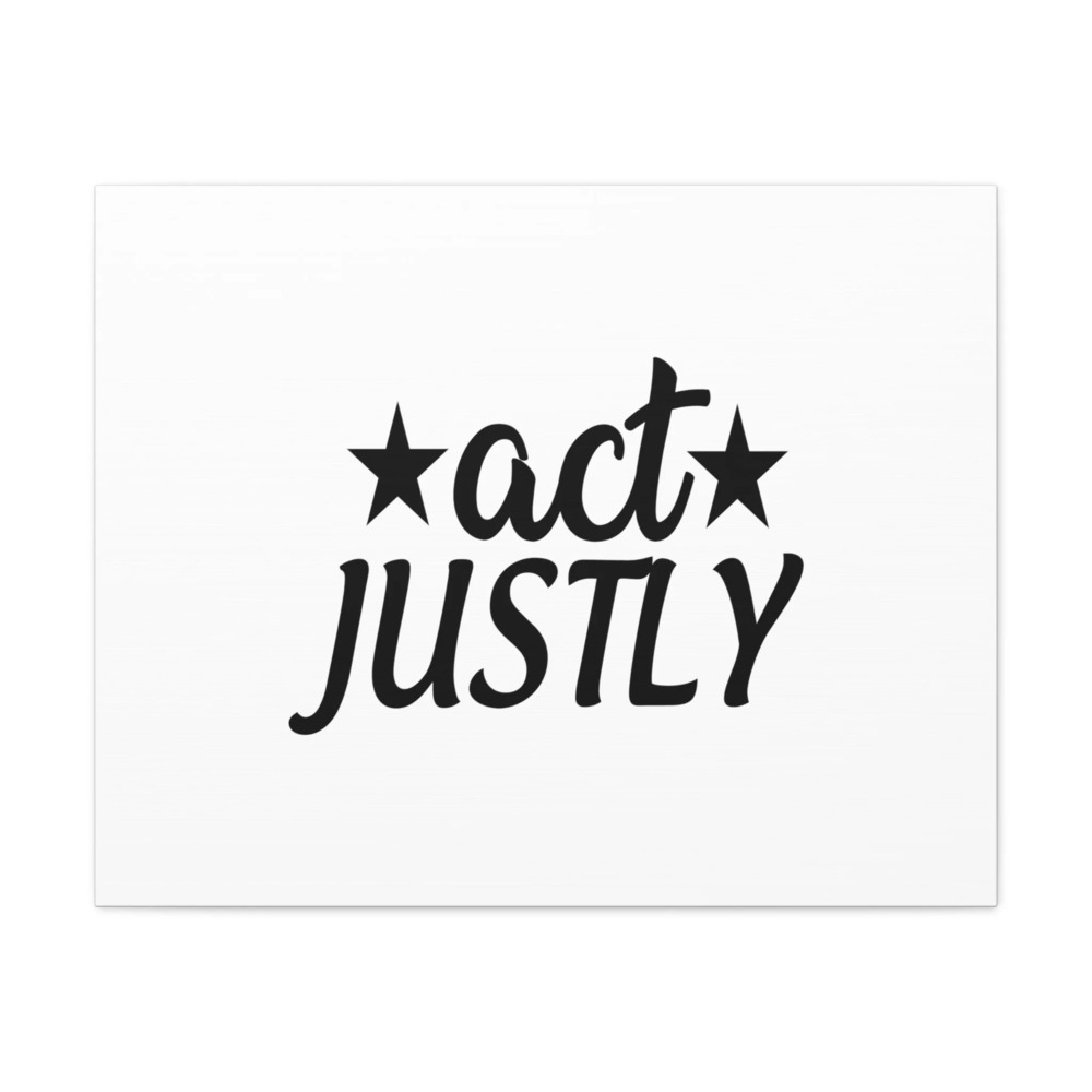 Scripture Walls Act Justly Micah 6:8 Star Christian Wall Art Bible Verse Print